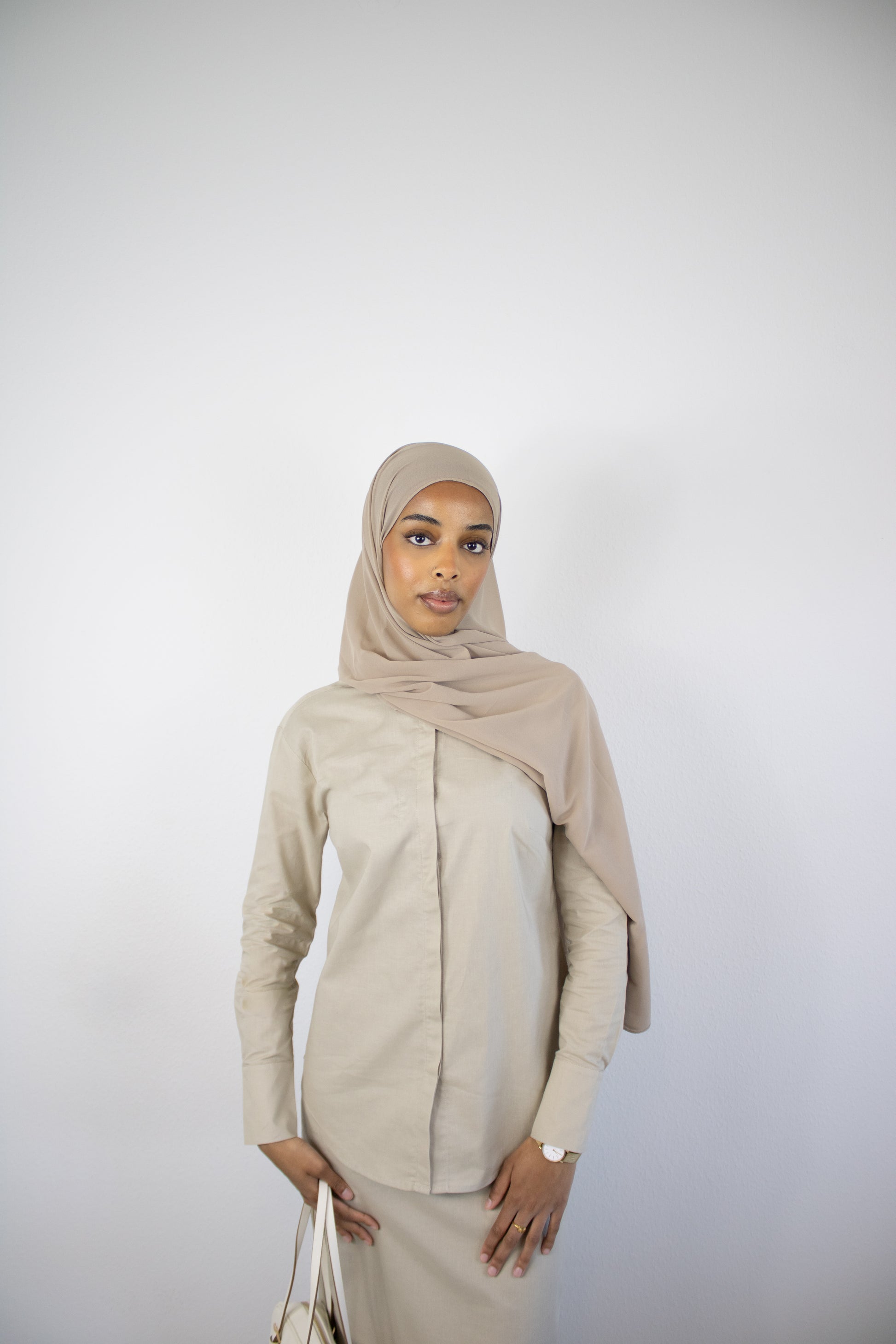 SAND COTTON-LINEN SHIRT