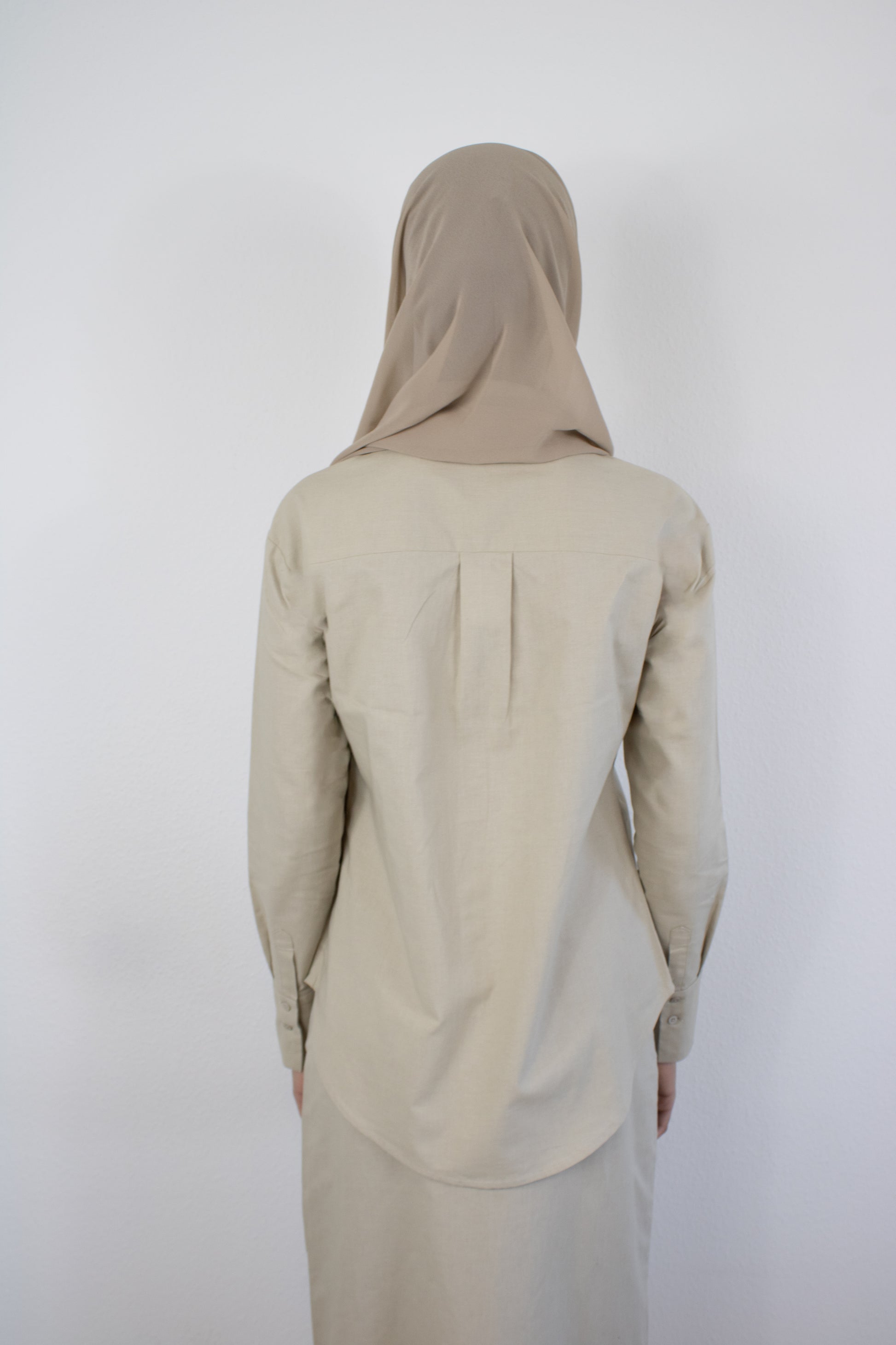 SAND COTTON-LINEN SHIRT