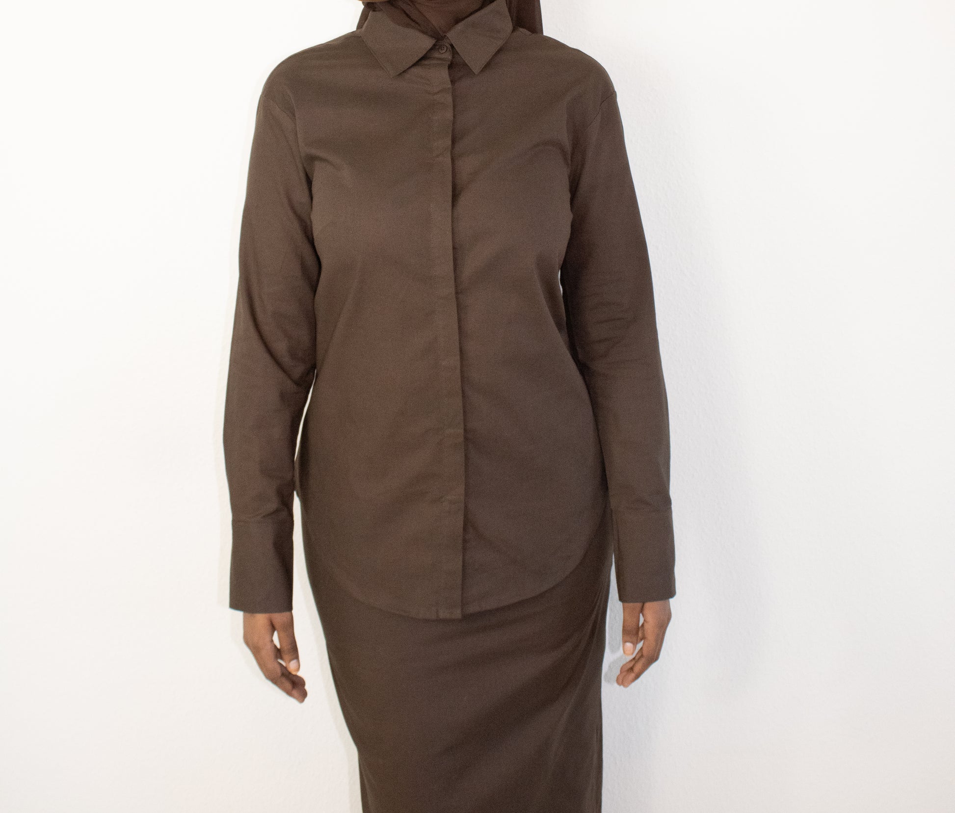 ESPRESSO COTTON-LINEN SHIRT